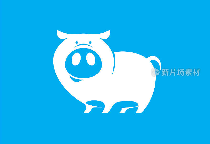 funny piggy symbol